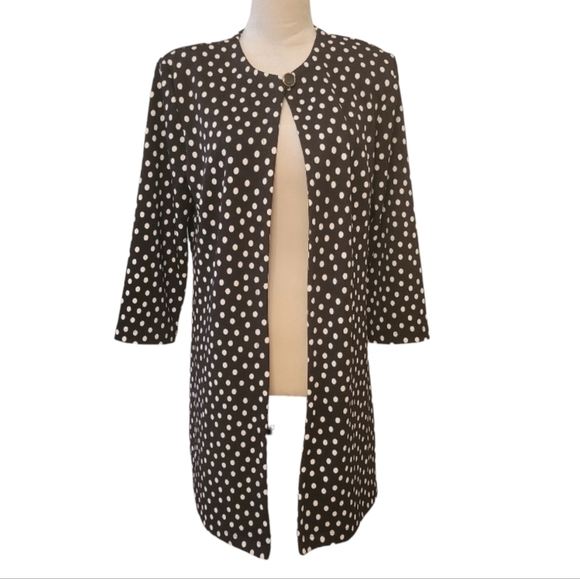 Danny & Nicole Open Long Jacket Size 12 - Picture 2 of 4